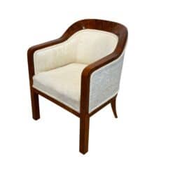 Biedermeier Walnut Bergere Chair - Styylish