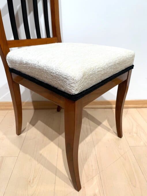 Biedermeier Side Chairs Pair - Cushion Detail - Styylish