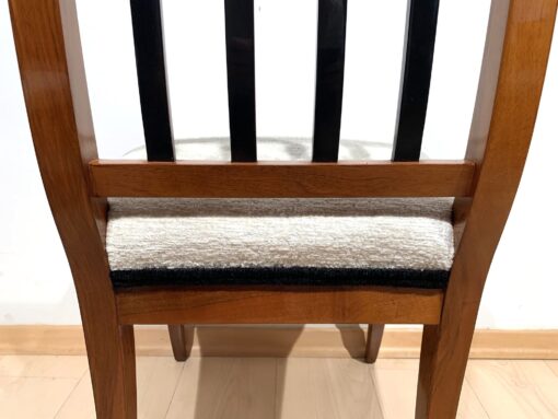 Biedermeier Side Chairs Pair - Cushion from Back - Styylish