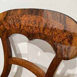 Six Biedermeier Shovel Chairs - Curved Frame Detail - Styylish