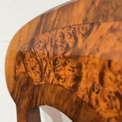 Six Biedermeier Shovel Chairs - Wood Detail - Styylish