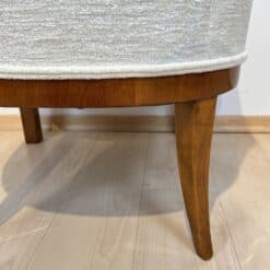 Biedermeier Walnut Bergere Chair - Bottom Detail - Styylish
