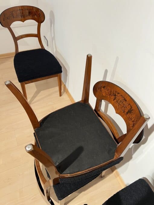Six Biedermeier Shovel Chairs - Stacked - Styylish