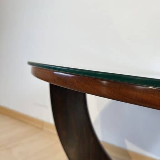 Round Side Table - Glass Edge Detail - Styylish