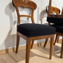 Six Biedermeier Shovel Chairs - Cushion and Feet - Styylish