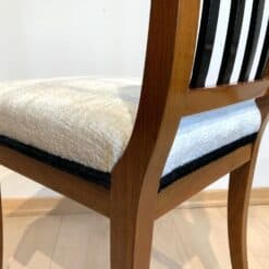 Biedermeier Side Chairs Pair - Wood Frame - Styylish