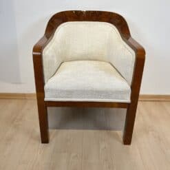 Biedermeier Walnut Bergere Chair - Front - Styylish