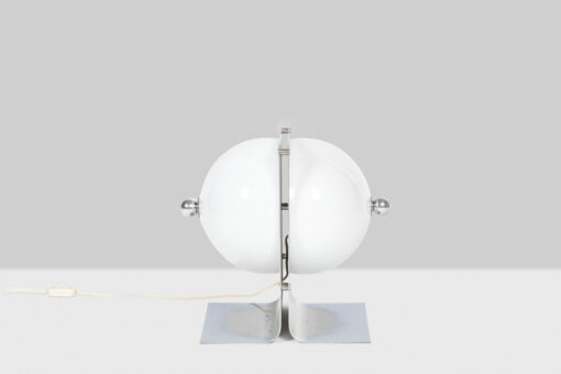 Metal and Opaline Lamp - Front View - Styylish
