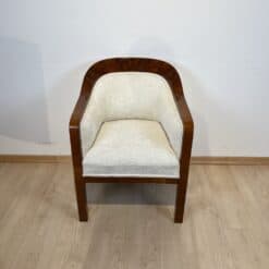 Biedermeier Walnut Bergere Chair - Full - Styylish