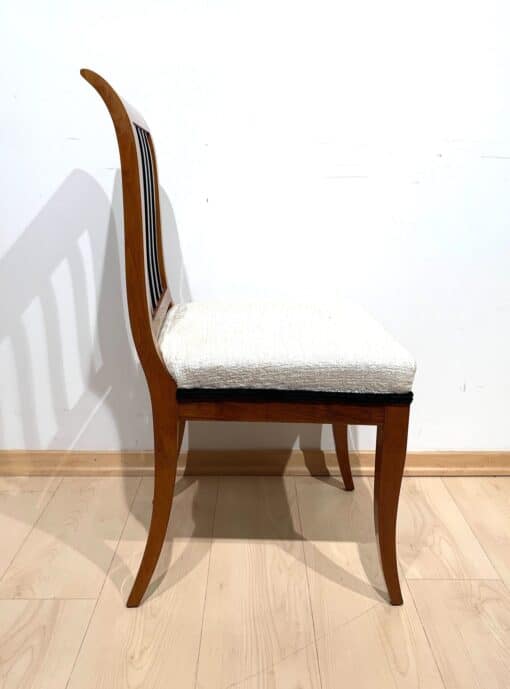Biedermeier Side Chairs Pair - Side - Styylish