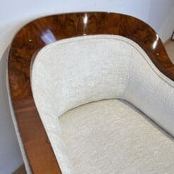 Biedermeier Walnut Bergere Chair - Backrest Detail - Styylish