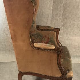 Baroque Wingback Armchair, Germany 1750-60