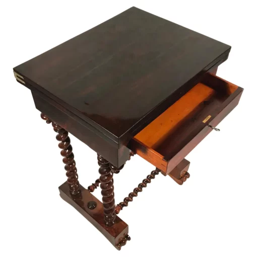 Game Table with backgammon - Drawer Interior - Styylish