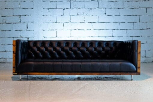 Reclaimed Wood Sofa- front view- Styylish