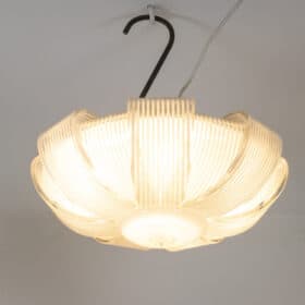 Barovier & Toso Ceiling Lamp, Murano Glass, 1940s