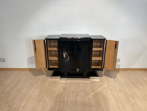 Small Art Deco Sideboard - Interior Compartments - Styylish