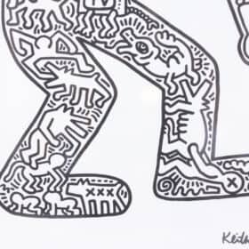 Keith Haring Silkscreen 1990s