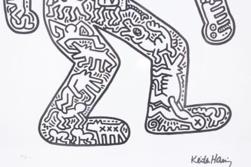 Keith Haring Silkscreen 1990s - Bottom Detail - Styylish