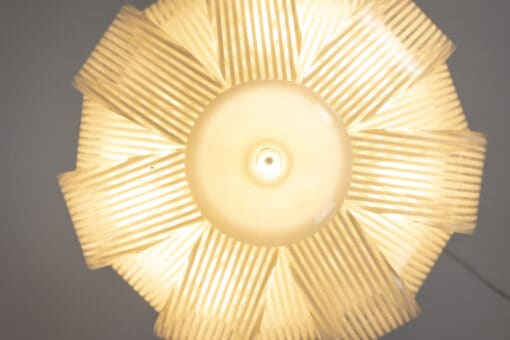 Barovier & Toso Ceiling Lamp - Underneath View with Light On - Styylish