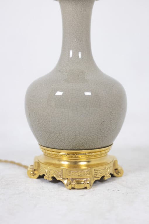 Crackled Celadon Porcelain Lamp - Base - Styylish