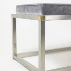 Gold and Silver Metal Bench - Metal Frame - Styylish