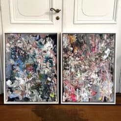 Contemporary Painting- by Kristin Herberger-Koch- with second Secret garden painting- Styylish