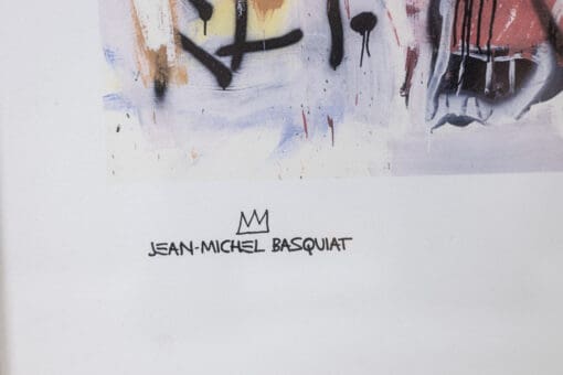 Jean-Michel Basquiat Silkscreen - Signature - Styylish