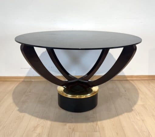 Round Art Deco Coffee Table - Full Profile - Styylish