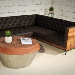 Reclaimed Wood Sofa- with corner- Styylish