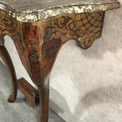 Boulle Style Console Table - Side Detail - Styylish