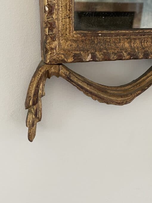 Giltwood Louis XVI Mirror - Bottom Detail - Styylish