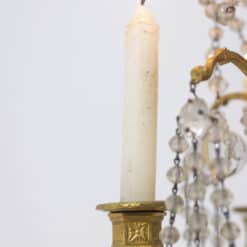 Louis XVI Style Chandeliers - Lit Candle - Styylish
