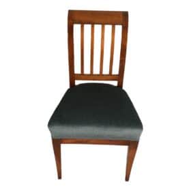 Neoclassical Walnut Chairs, Set of Six, Germany 1810