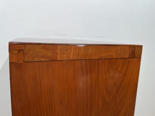 Biedermeier Pillar Cabinet - Wood Detail - Styylish