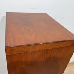 Biedermeier Pillar Cabinet - Top Plate Wood Detail - Styylish