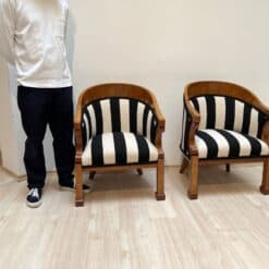Two Biedermeier Bergere Chairs - Scale - Styylish
