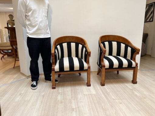 Two Biedermeier Bergere Chairs - Scale - Styylish