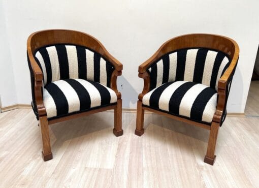 Two Biedermeier Bergere Chairs - Pair of Two - Styylish
