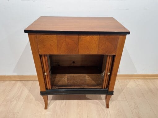 Small Cherry Biedermeier Cabinet - Interior - Styylish