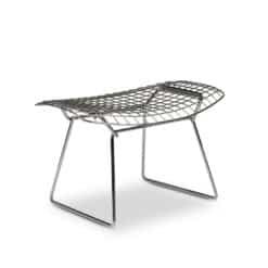 Chromed Metal Stools - Side Profile - Styylish