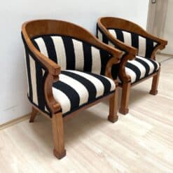 Two Biedermeier Bergere Chairs - Side Profile - Styylish