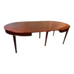 French Extendable Mahogany Table - Extended Side Profile - Styylish