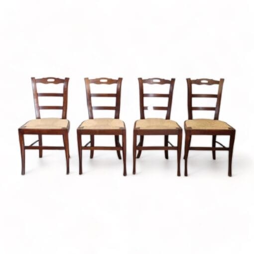 Four Straw Seat Chairs - Styylish
