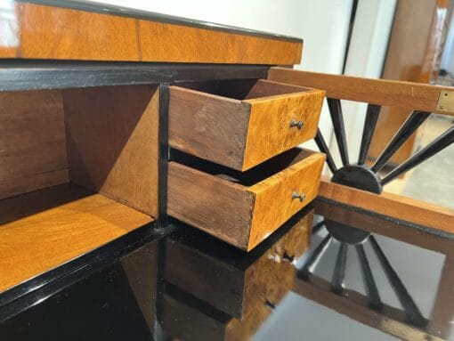 Biedermeier Writing Chest - Drawers Open - Styylish