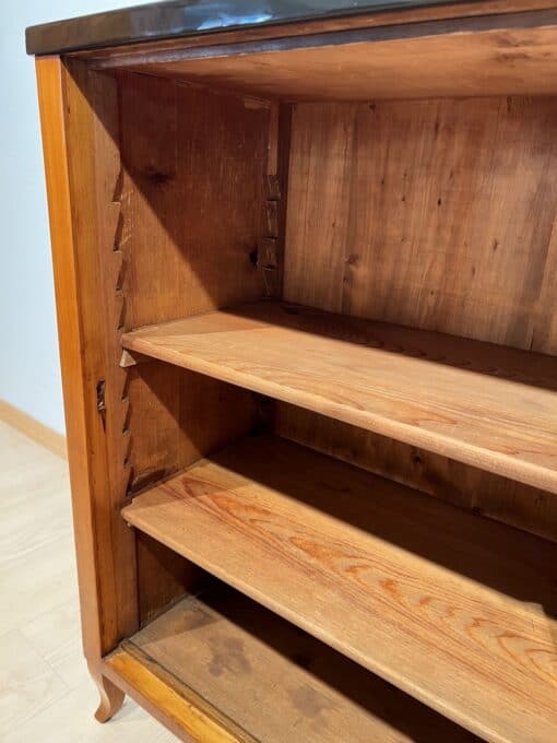 Cherry Biedermeier Half-Cabinet - Cabinet Interior - Styylish