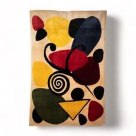 Alexander Calder Inspired Rug, Wool. Contemporary Work.