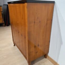 Cherry Biedermeier Half-Cabinet - Wood Detail - Styylish