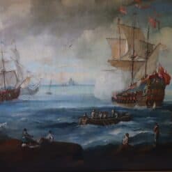 Oil Painting of Coastal Scene - Detail - Styylish