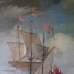 Oil Painting of Coastal Scene - Galleon - Styylish