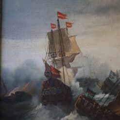 Oil Painting of Galleons - Ships - Styylish